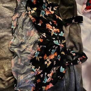 Arizona Jean Company Black Floral Dress